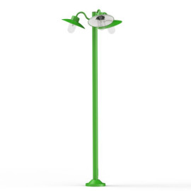 Lampadaire Belcour 3 lumières Vert jaune