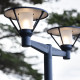 Lampadaire Bermude 2 lumières Gris anthracite Roger Pradier