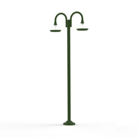 Lampadaire 2 lumières Boléro Vert fougère Roger Pradier