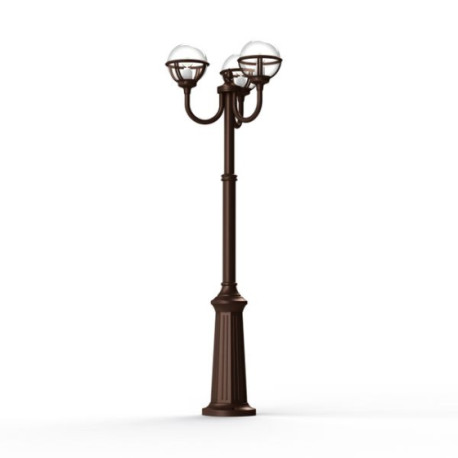 Lampadaire 3 lumières Boréal Rouille Roger Pradier