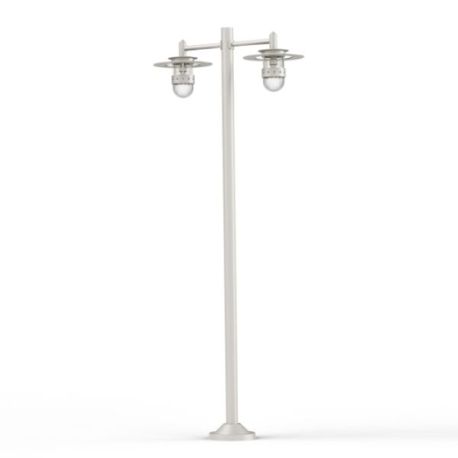 Lampadaire Kent 2 têtes Blanc Roger Pradier