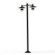 Lampadaire Kent 2 têtes Gris anthracite Roger Pradier