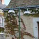 Lampadaire 2 lumières Boléro Vert anglais Roger Pradier